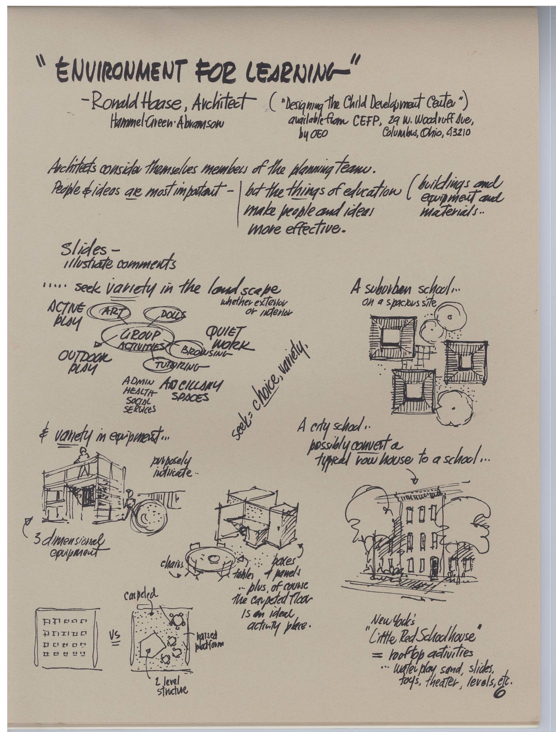Planning and Development of Facilities for PrePrimary Education_Brubaker Conference Summary Sketchbook 1969_Page_07