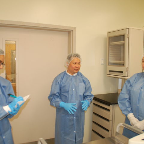 touring cGMP labs at NIH